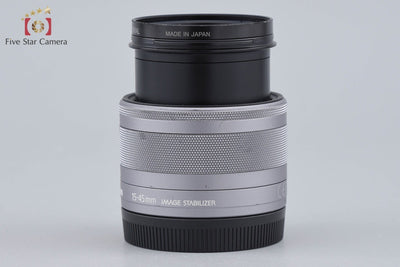 【中古】Canon キヤノン EF-M 15-45mm f/3.5-6.3 IS STM シルバー