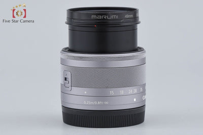 【中古】Canon キヤノン EF-M 15-45mm f/3.5-6.3 IS STM シルバー
