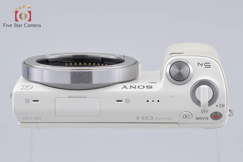 中古】SONY ソニー α NEX-5N ホワイト ミラーレス一眼カメラ – Five