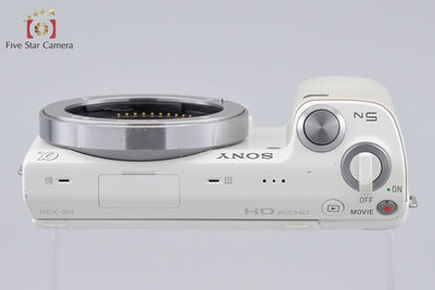 【中古】SONY ソニー α NEX-5N ホワイト ミラーレス一眼カメラ