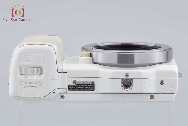 中古】SONY ソニー α NEX-5N ホワイト ミラーレス一眼カメラ – Five
