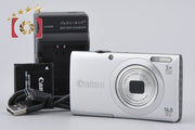 【中古】Canon キヤノン PowerShot A2400 IS シルバー コンパクトデジタルカメラ