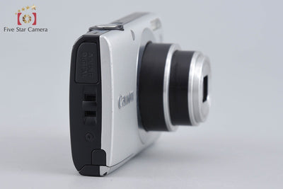 【中古】Canon キヤノン PowerShot A2400 IS シルバー コンパクトデジタルカメラ