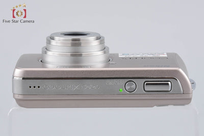 【中古】Nikon ニコン COOLPIX S520 ライトブロンズ コンパクトデジタルカメラ