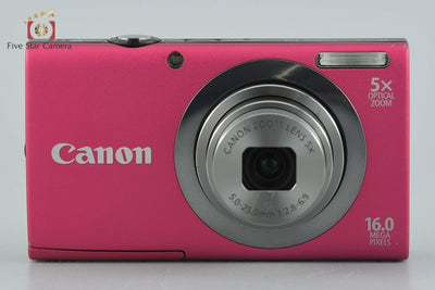 【中古】Canon キヤノン PowerShot A2300 レッド コンパクトデジタルカメラ