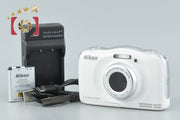 【中古】Nikon ニコン COOLPIX S33 ホワイト コンパクトデジタルカメラ