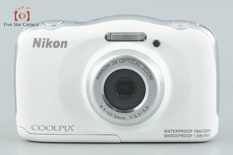 中古】Nikon ニコン COOLPIX S33 ホワイト コンパクトデジタルカメラ