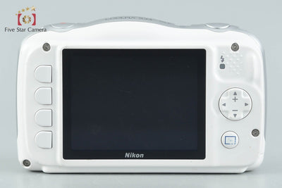 【中古】Nikon ニコン COOLPIX S33 ホワイト コンパクトデジタルカメラ
