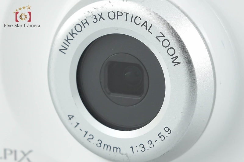 中古】Nikon ニコン COOLPIX S33 ホワイト コンパクトデジタルカメラ