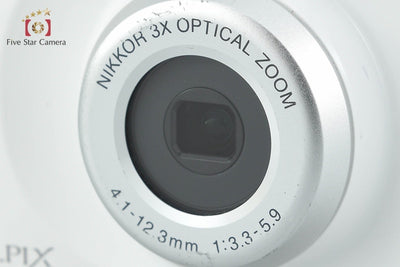 【中古】Nikon ニコン COOLPIX S33 ホワイト コンパクトデジタルカメラ
