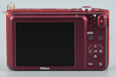 【中古】Nikon ニコン COOLPIX S3400 レッド コンパクトデジタルカメラ