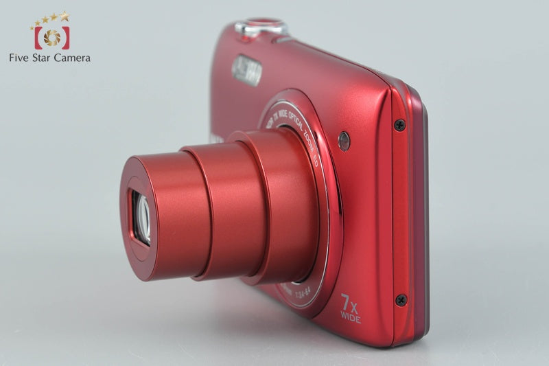 中古】Nikon ニコン COOLPIX S3400 レッド コンパクトデジタルカメラ
