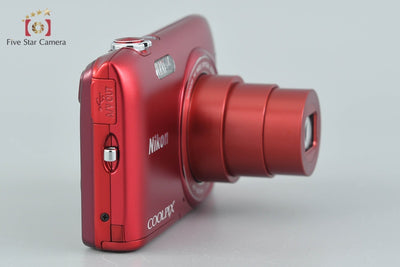 【中古】Nikon ニコン COOLPIX S3400 レッド コンパクトデジタルカメラ