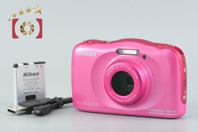 【中古】Nikon ニコン COOLPIX W100 ピンク コンパクトデジタルカメラ