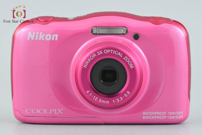 【中古】Nikon ニコン COOLPIX W100 ピンク コンパクトデジタルカメラ