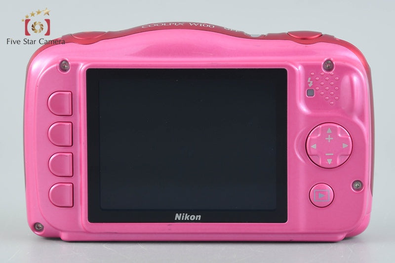 中古】Nikon ニコン COOLPIX W100 ピンク コンパクトデジタルカメラ