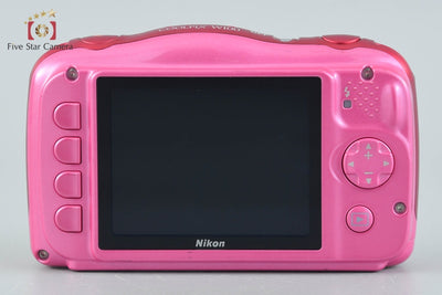 【中古】Nikon ニコン COOLPIX W100 ピンク コンパクトデジタルカメラ