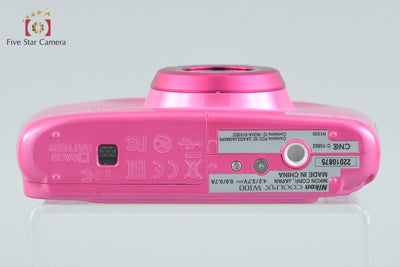 【中古】Nikon ニコン COOLPIX W100 ピンク コンパクトデジタルカメラ