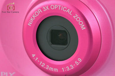 【中古】Nikon ニコン COOLPIX W100 ピンク コンパクトデジタルカメラ
