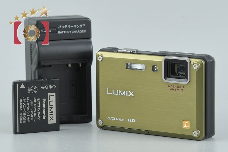 【中古】Panasonic パナソニック LUMIX DMC-FT1 フォリッジグリーン コンパクトデジタルカメラ