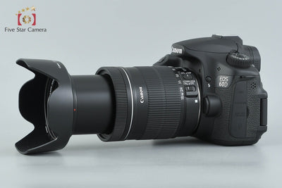 【中古】Canon キヤノン EOS 60D EF-S 18-135 IS レンズキット シャッター回数僅少