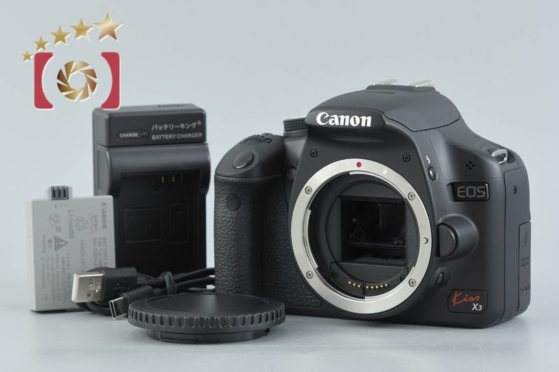 【中古】Canon キヤノン EOS Kiss X3 デジタル一眼レフカメラ シャッター回数僅少