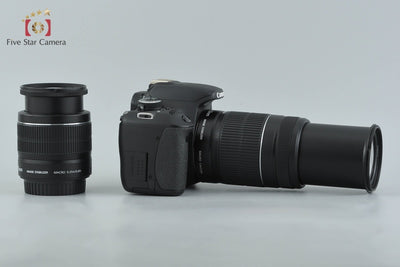 【中古】Canon キヤノン EOS Kiss X5 ダブルズームレンズキット シャッター回数僅少