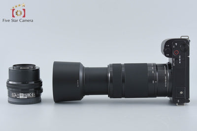 【中古】SONY ソニー α VLOGCAM ZV-E10 ダブルズームレンズキット ブラック シャッター回数僅少 元箱付き