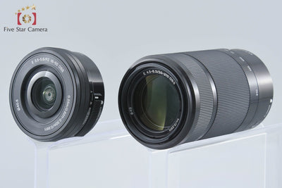 【中古】SONY ソニー α VLOGCAM ZV-E10 ダブルズームレンズキット ブラック シャッター回数僅少 元箱付き