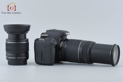 【中古】Canon キヤノン EOS Kiss X5 ダブルズームレンズキット シャッター回数僅少 元箱付き