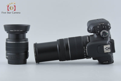【中古】Canon キヤノン EOS Kiss X5 ダブルズームレンズキット シャッター回数僅少 元箱付き