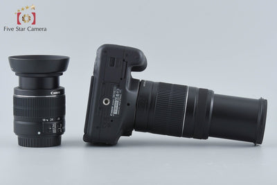 【中古】Canon キヤノン EOS Kiss X5 ダブルズームレンズキット シャッター回数僅少 元箱付き