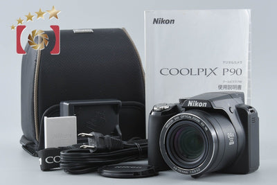 【中古】Nikon ニコン COOLPIX P90 ブラック コンパクトデジタルカメラ
