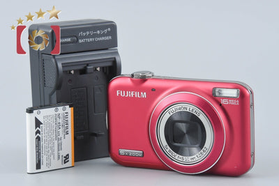 【中古】FUJIFILM 富士フイルム FINEPIX JX400 レッド コンパクトデジタルカメラ