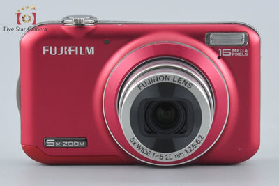 【中古】FUJIFILM 富士フイルム FINEPIX JX400 レッド コンパクトデジタルカメラ