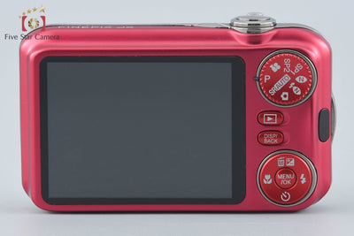 【中古】FUJIFILM 富士フイルム FINEPIX JX400 レッド コンパクトデジタルカメラ