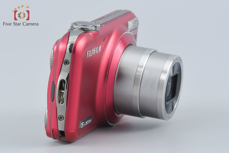 中古】FUJIFILM 富士フイルム FINEPIX JX400 レッド コンパクト
