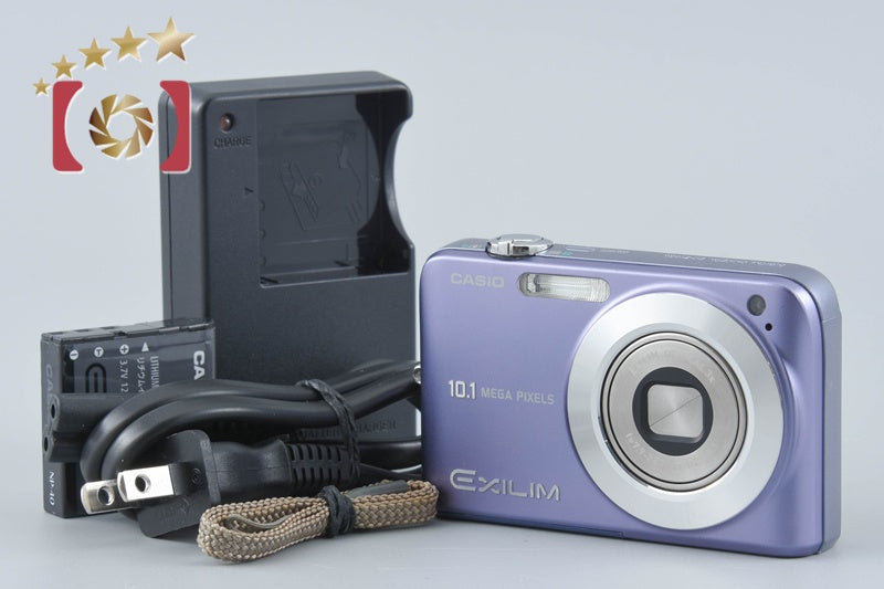 【中古】Casio カシオ EXILIM ZOOM EX-Z1050 ブルー コンパクトデジタルカメラ
