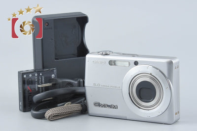 【中古】Casio カシオ EXILIM ZOOM EX-Z500 シルバー コンパクトデジタルカメラ