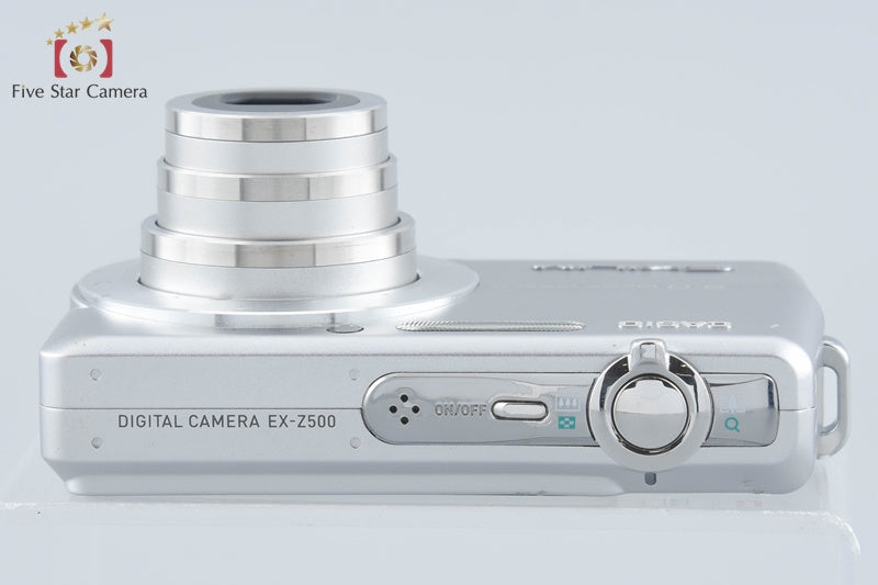 中古】Casio カシオ EXILIM ZOOM EX-Z500 シルバー コンパクトデジタル