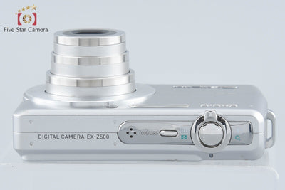 【中古】Casio カシオ EXILIM ZOOM EX-Z500 シルバー コンパクトデジタルカメラ