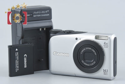 【中古】Canon キヤノン PowerShot A2200 シルバー コンパクトデジタルカメラ