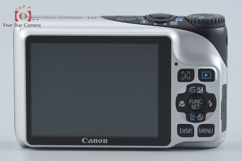 中古】Canon キヤノン PowerShot A2200 シルバー コンパクトデジタル