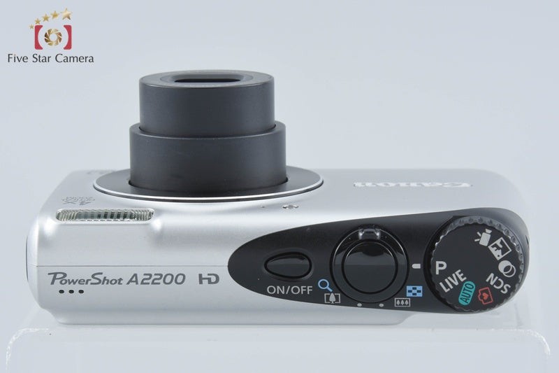 中古】Canon キヤノン PowerShot A2200 シルバー コンパクトデジタル