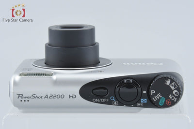 【中古】Canon キヤノン PowerShot A2200 シルバー コンパクトデジタルカメラ