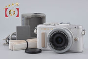 【中古】OLYMPUS オリンパス PEN E-PL8 14-42mm EZ レンズキット ホワイト シャッター回数僅少