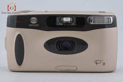 【中古】MINOLTA ミノルタ P's ゴールド パノラマフィルムカメラ