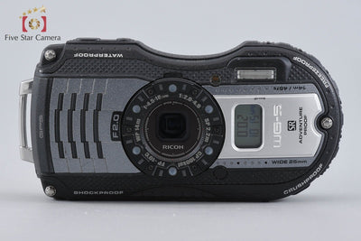 【中古】RICOH リコー PENTAX ペンタックス WG-5 GPS ガンメタリック 防水デジタルカメラ シャッター回数僅少