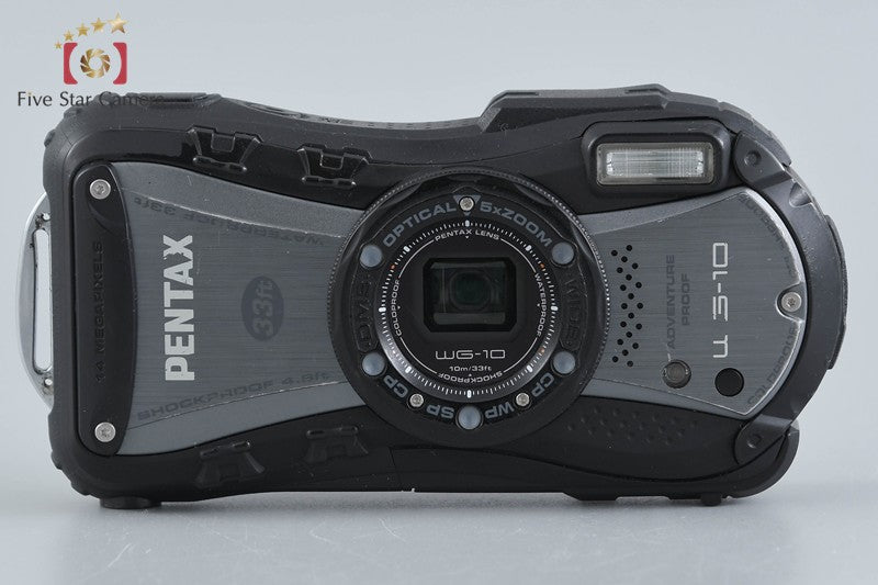 中古】RICOH リコー PENTAX ペンタックス WG-10 ブラック 防水