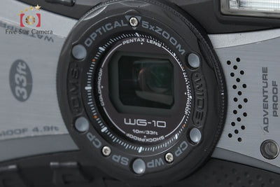 【中古】RICOH リコー PENTAX ペンタックス WG-10 ブラック 防水コンパクトデジタルカメラ